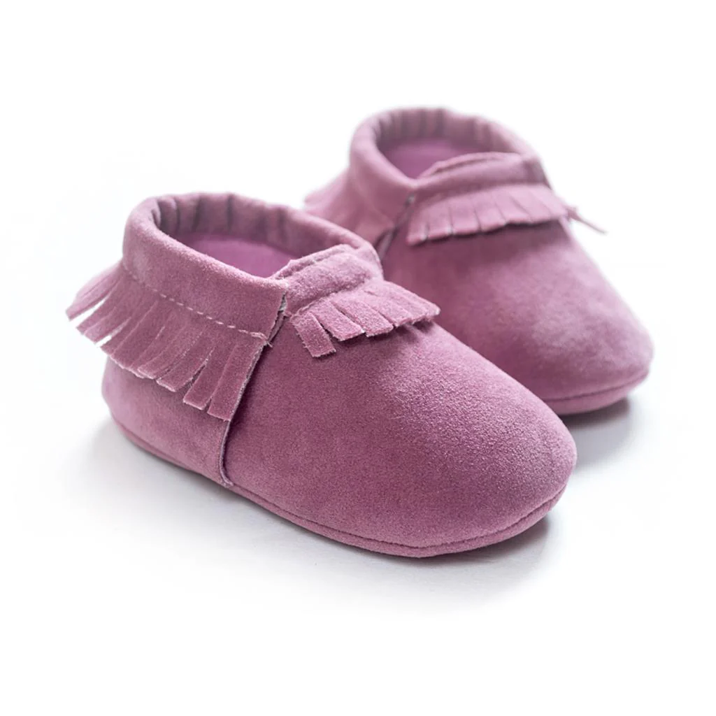 Baywell PU Suede Leather Newborn Baby Moccasins Shoes Soft Soled Non-slip Crib First Walker - Image 11