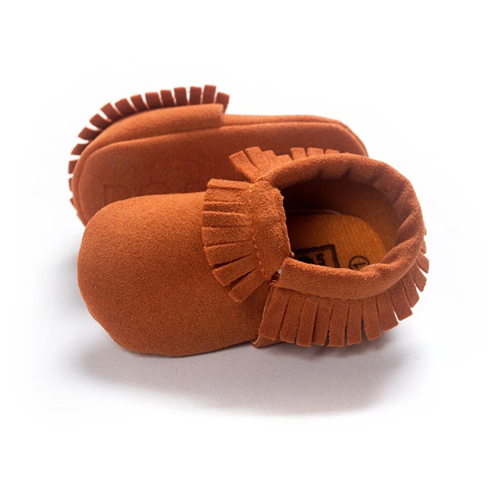 Baywell PU Suede Leather Newborn Baby Moccasins Shoes Soft Soled Non-slip Crib First Walker - Image 15
