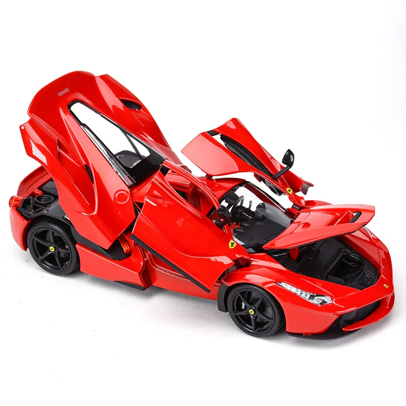 Bburago 1:18 Laferrari Sports Car Static Simulation Die Cast Vehicles Collectible Model Car Toys - Image 2