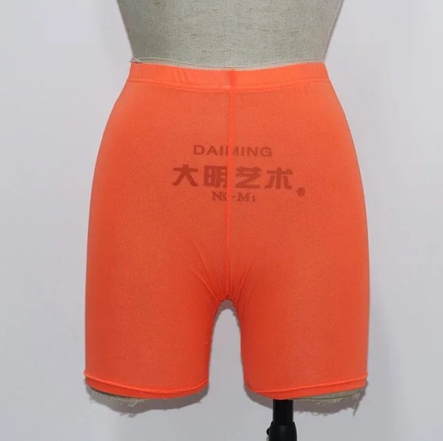 Beach Style Neon Colors Transparent Casual Sexy Mesh Shorts Women Harajuku High Waist Elastic Bodycon Short Sweatpants Club Wear - Image 11