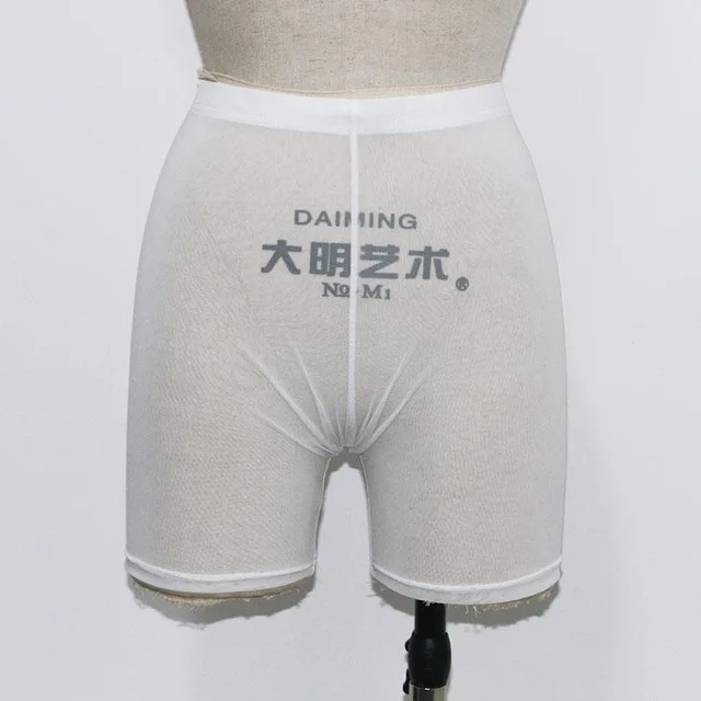 Beach Style Neon Colors Transparent Casual Sexy Mesh Shorts Women Harajuku High Waist Elastic Bodycon Short Sweatpants Club Wear - Image 15