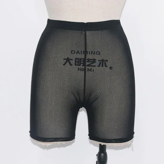 Beach Style Neon Colors Transparent Casual Sexy Mesh Shorts Women Harajuku High Waist Elastic Bodycon Short Sweatpants Club Wear - Image 7