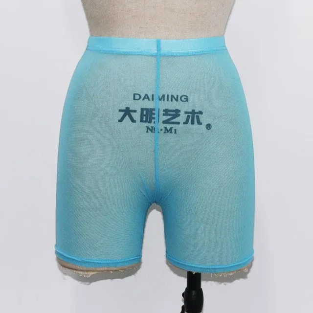 Beach Style Neon Colors Transparent Casual Sexy Mesh Shorts Women Harajuku High Waist Elastic Bodycon Short Sweatpants Club Wear - Image 8