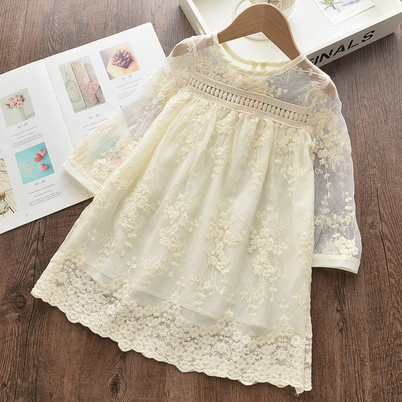 Bear Leader Girls Dress Autumn 2023 Girls Clothes Long Sleeves Cartoon Embroidery Dresses - Image 10