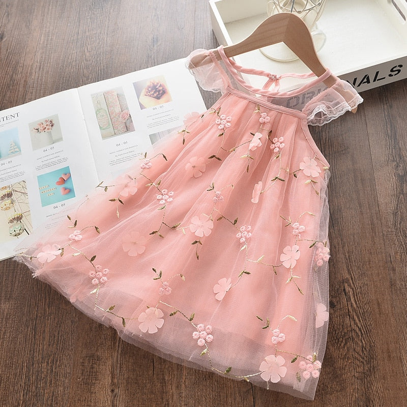 Bear Leader Girls Dress Autumn 2023 Girls Clothes Long Sleeves Cartoon Embroidery Dresses - Image 13