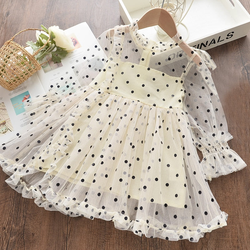 Bear Leader Girls Dress Autumn 2023 Girls Clothes Long Sleeves Cartoon Embroidery Dresses - Image 8