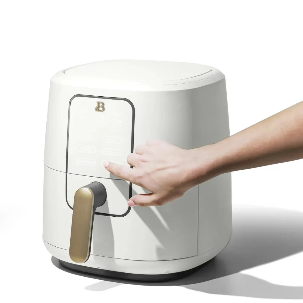 Beautiful 6 Quart  creen Air Fryer, White Icing by Drew Barrymore - Image 6