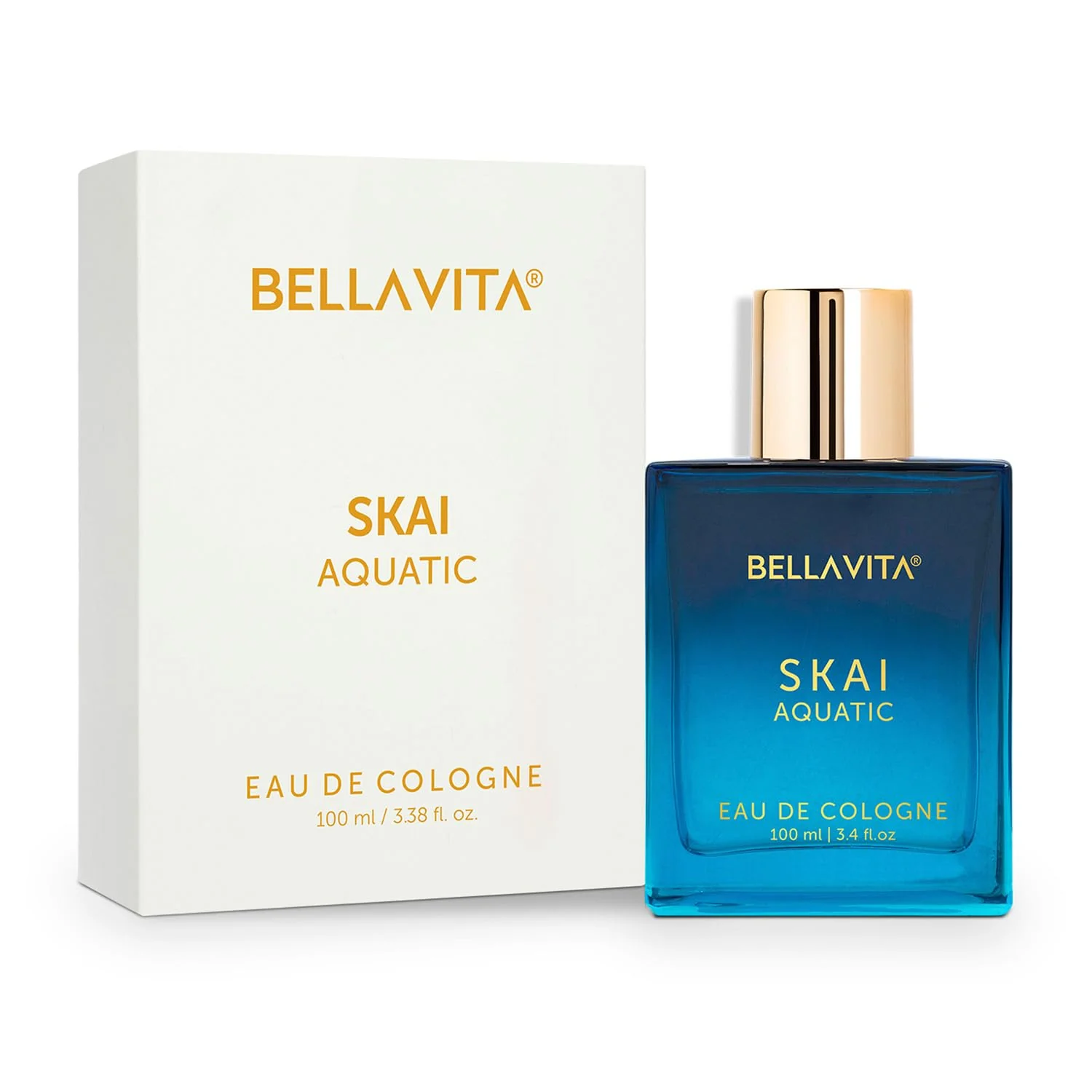 Bella Vita Luxury Skai Aquatic Eau De Cologne (3.48 fl. Oz.) Unisex Perfume for Women & men, Made with Bergamot, Pink Pepper, Long Lasting + Clean & Natural + Cruelty Free Ingredients - Image 3