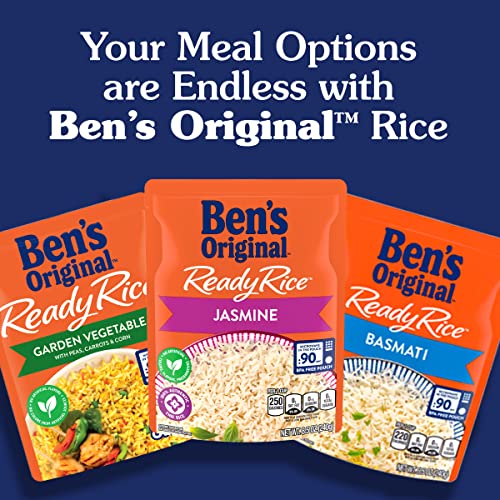 BEN'S ORIGINAL Ready Rice Basmati Rice, Easy Side Dish, 8.5 OZ Pouch (Pack of 6) - Image 3