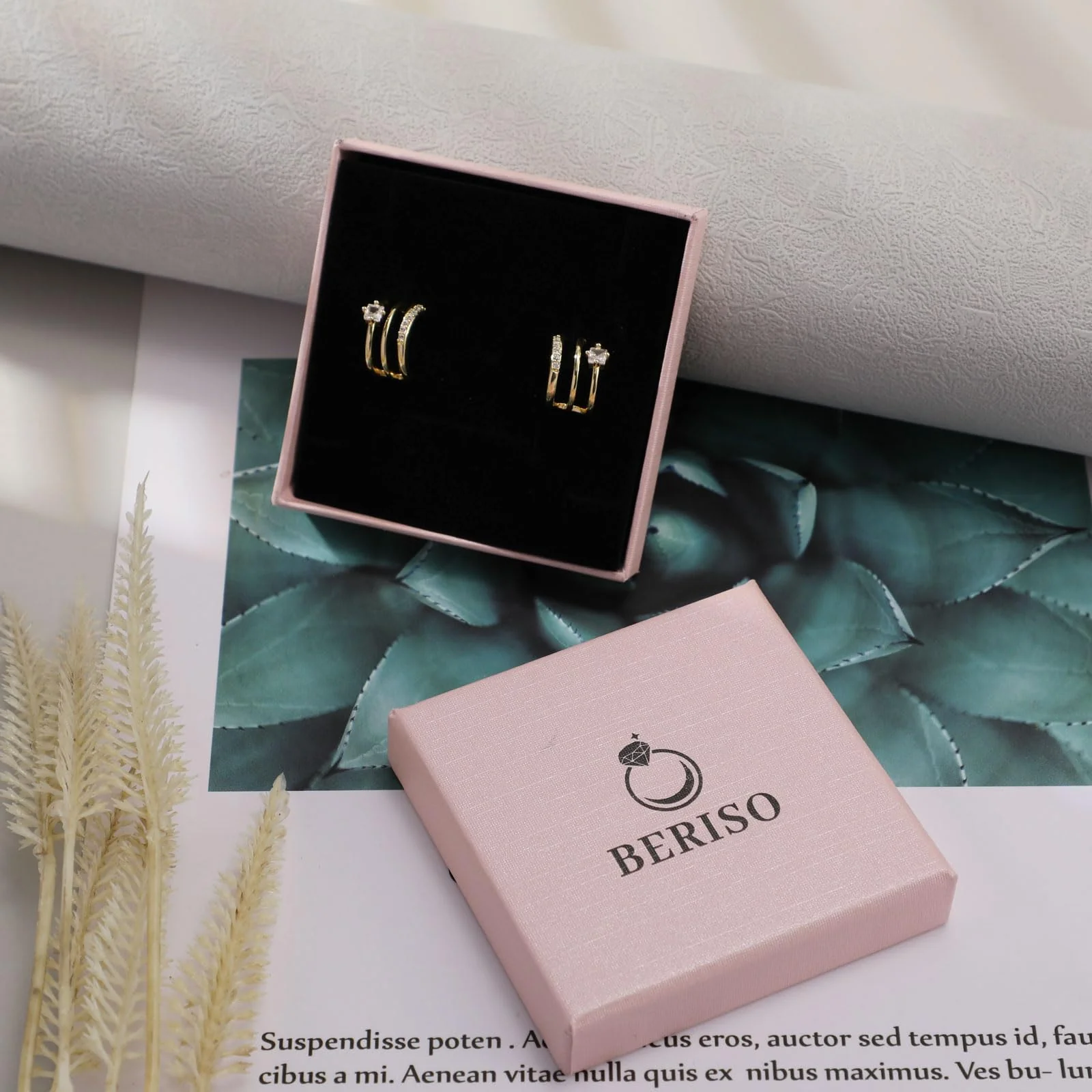 BERISO 14K Gold Plated Dainty Sparkle Dot Chain Necklace Shining Dot Sequins Necklace Simple Necklace with Adjustable Extension Chain Good Gift for Women Girls Mom Girlfriend - Image 2