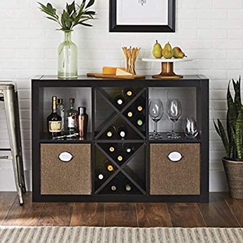 Better Homes and Gardens.. Bookshelf Square Storage Cabinet 4-Cube Organizer (Weathered) (White, 4-Cube) (Solid Black, 6-Cube) - Image 6