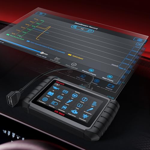 Bidirectional Scan Tool, OBD2 Diagnostic Scanner iCarsoft CR Max (Enhance Version) for All System, 27 Reset+Extra 38 Service-Oil/EPB/BMS/SAS/SRS/ABS etc. Active Test, 4-in-1 Live Graphing,Free Update - Image 4