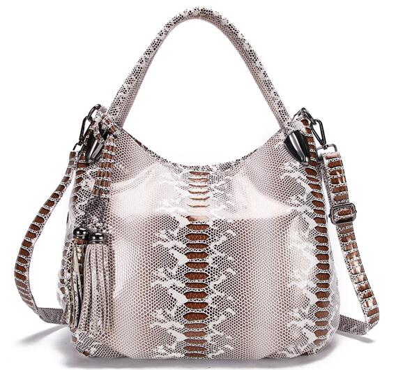 BIG SALE* High Quality Serpentine Pattern Women Luxury Shoulder Bags With Tassel Pendant PU Leather Messenger Handbags GPY01 - Image 7