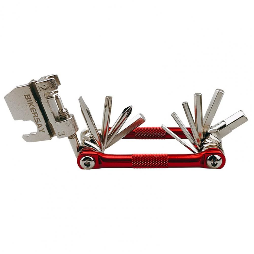 BIKERSAY 17-In-1 Bicycle Repairing Set Bike Repair Tool Kit Wrench Screwdriver Chain Carbon steel bicycle Multifunction Tool - Image 3