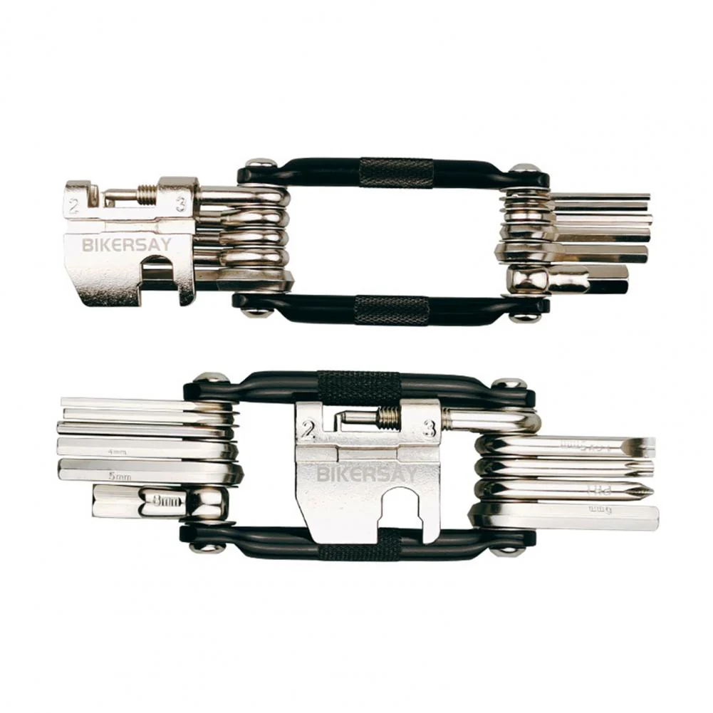 BIKERSAY 17-In-1 Bicycle Repairing Set Bike Repair Tool Kit Wrench Screwdriver Chain Carbon steel bicycle Multifunction Tool - Image 7