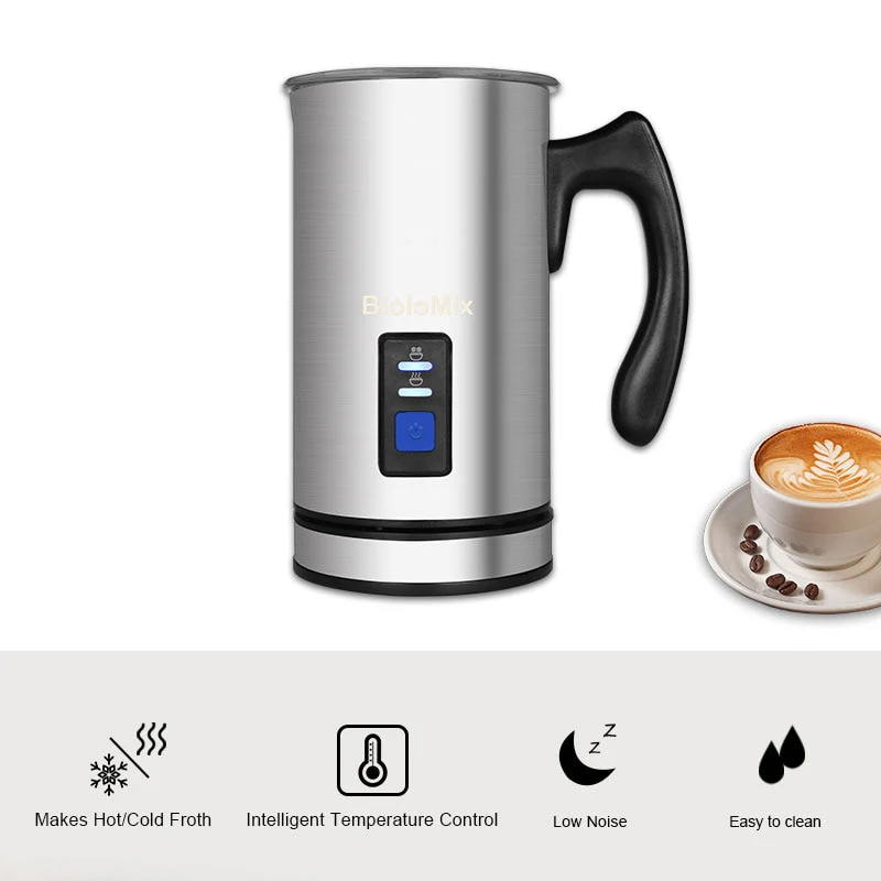 BioloMix Electric Milk Frother Milk Steamer Creamer Milk Heater Coffee Foam for Latte Cappuccino Hot Chocolate - Image 7