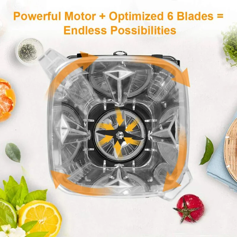 Biolomix Juicer BPA FREE High Power Digital Touchscreen Automatically Program 3HP Mixer Food Processor Smoothie Blender - Image 5