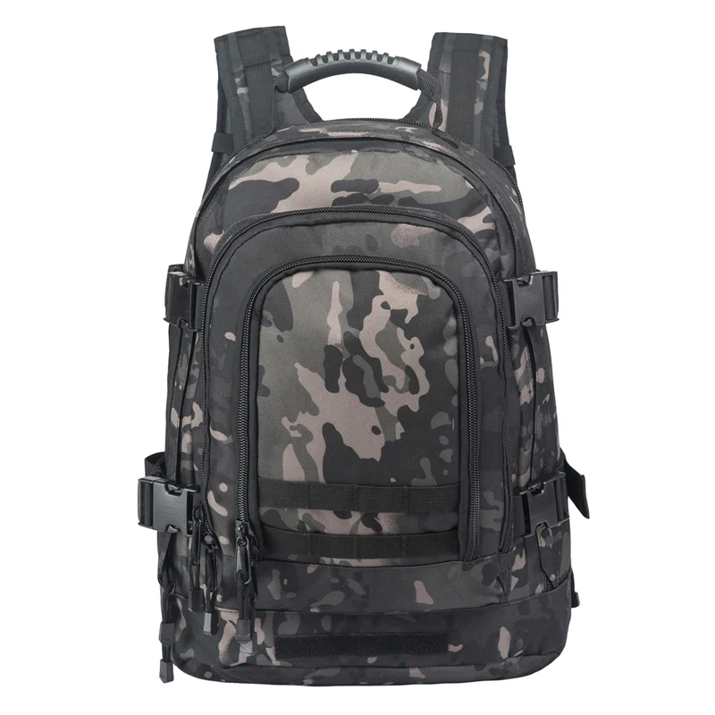 black camo hot sales Tactical Backpack Pack- Molle Bag Outdoor Bag Large backpacks Tactical Bag