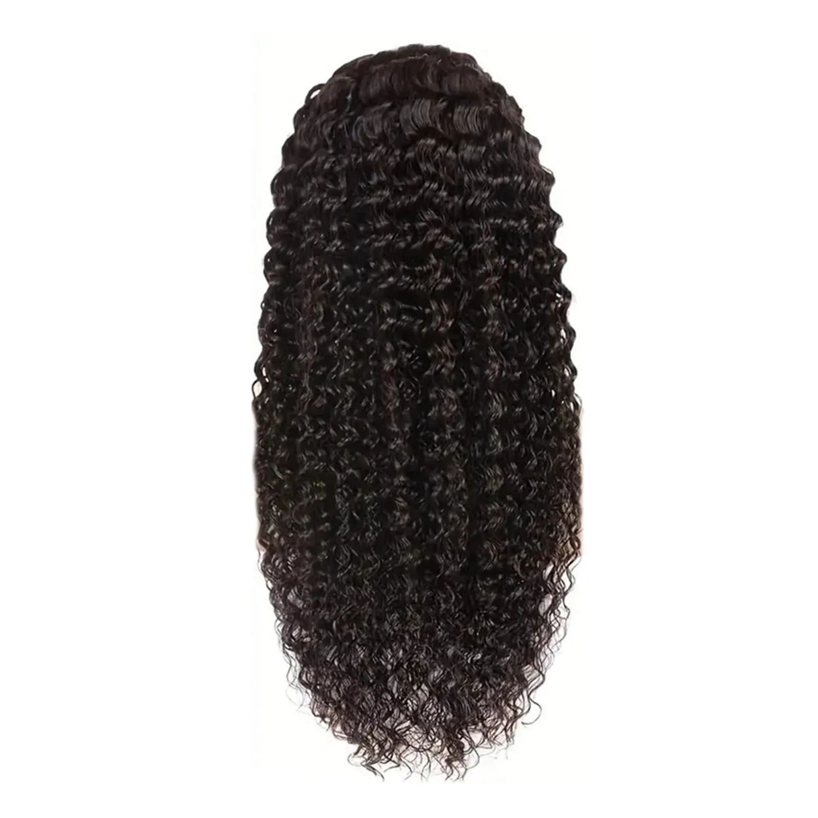 Black Curly Hair Wigs, Lace Front Wigs Human Hair Synthetic Long Black Curly Hair Natural Wig Heat Resistant Fiber Natural Hair - Image 2