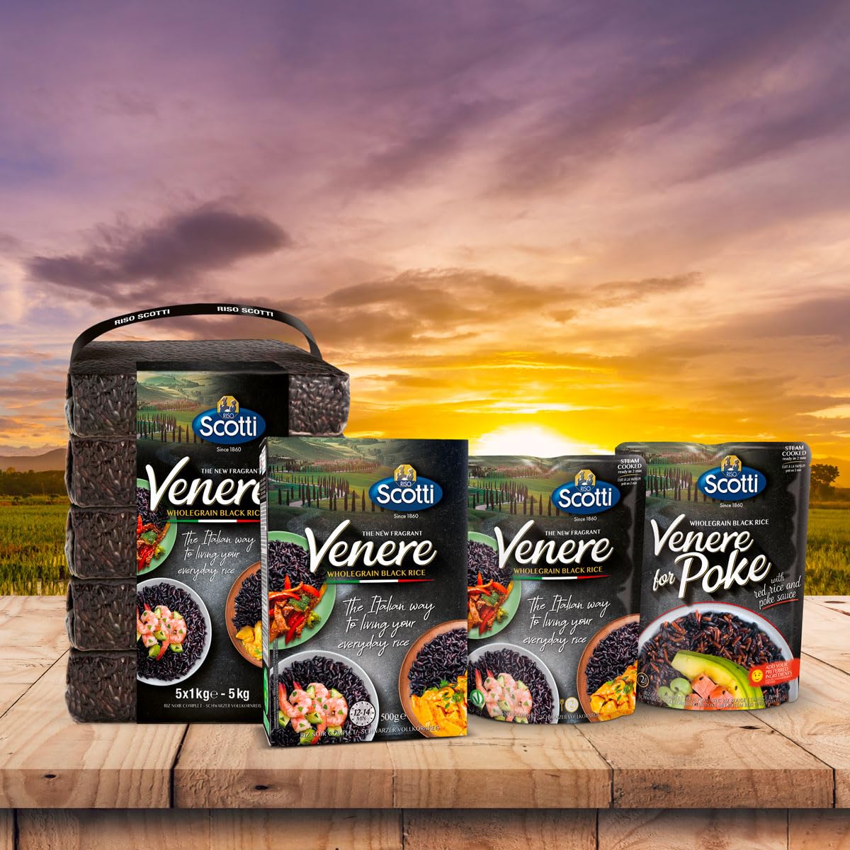 Black Grain Rice, 1.1 lbs (500g), Product of Italy, Riso Scotti, Venere, Premium Quality Whole Grain Rice, Wheat Free, Ancient Whole Wild Grain, (500 g (1.1 lbs), - Image 7