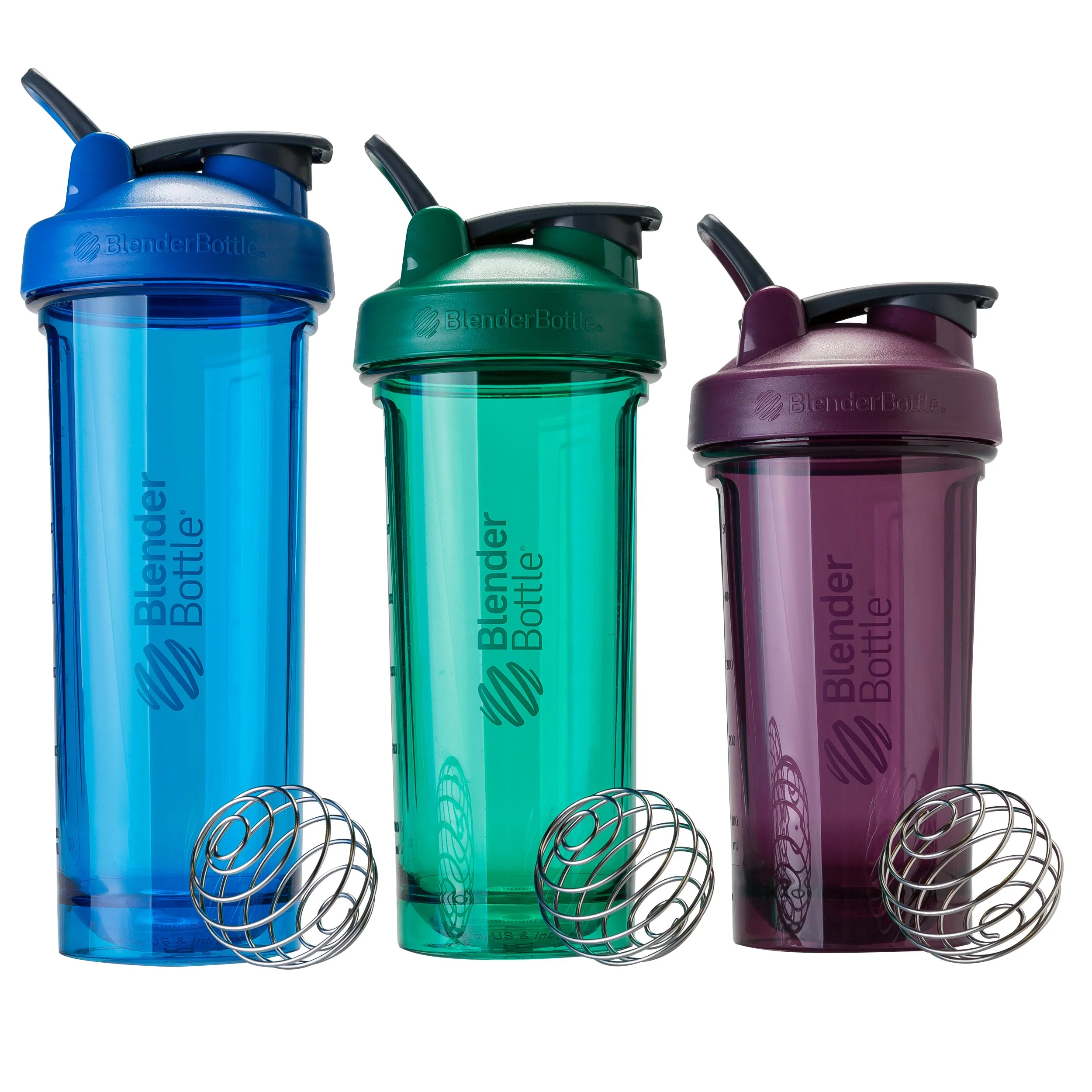BlenderBottle Shaker Bottle Pro Series Perfect for Protein Shakes and Pre Workout, 24-Ounce, Black - Image 3