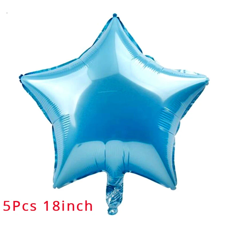 blue happy baby shower boys birthday pull flag banner balloon garland 1 age birth day 12month photo frame first party decor 1st - Image 31
