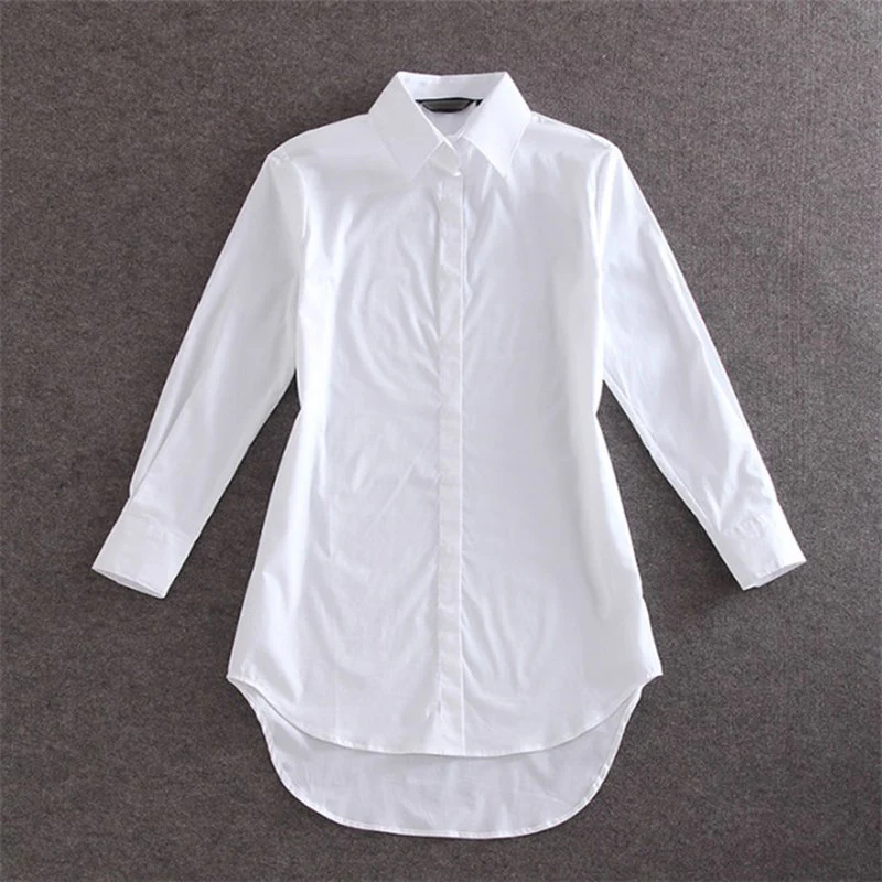 Blusas Informal De Manga Larga Para Otoño Camisa Blanca Mujer De Para Estilo Tendencia Vintage Rosa 2020 Moda Y Ocio Tendencia - Image 8