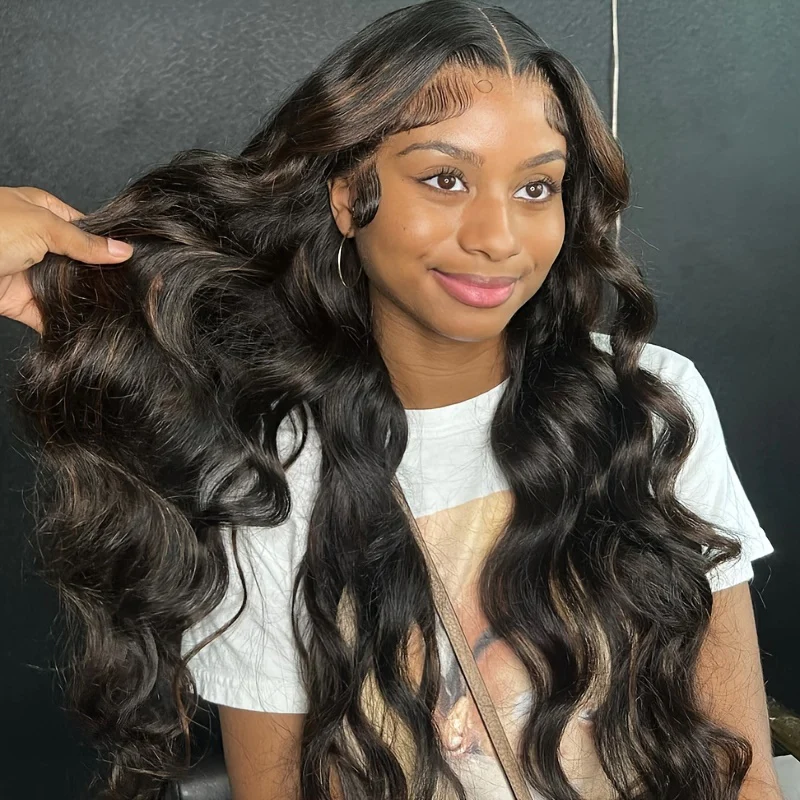 Body Wave Lace Front Wig 13x4 Lace Front Wigs For Women Brazilian Remy Huma Hair Wig 150% - Image 2