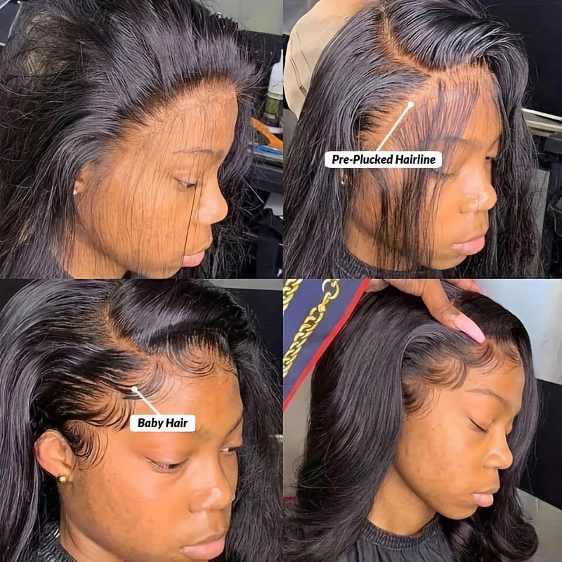 Body Wave Lace Front Wig 13x4 Lace Front Wigs For Women Brazilian Remy Huma Hair Wig 150% - Image 4