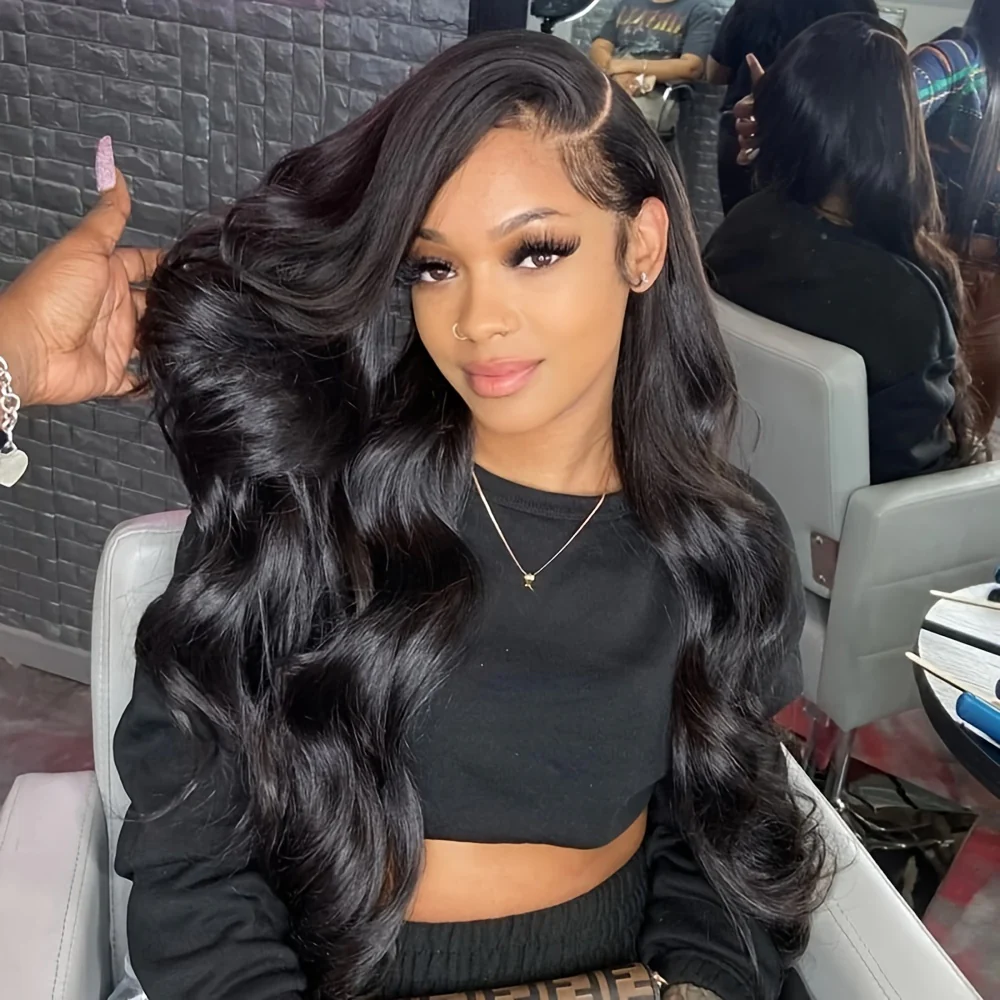 Body Wave Lace Front Wig 13x4 Lace Front Wigs For Women Brazilian Remy Huma Hair Wig 150% - Image 7