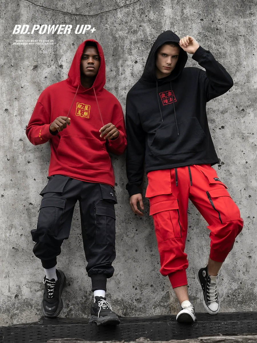 Bodybuilding Spring Limited Men's Hooded Versatile Embroidery Sweatshirt - Image 2