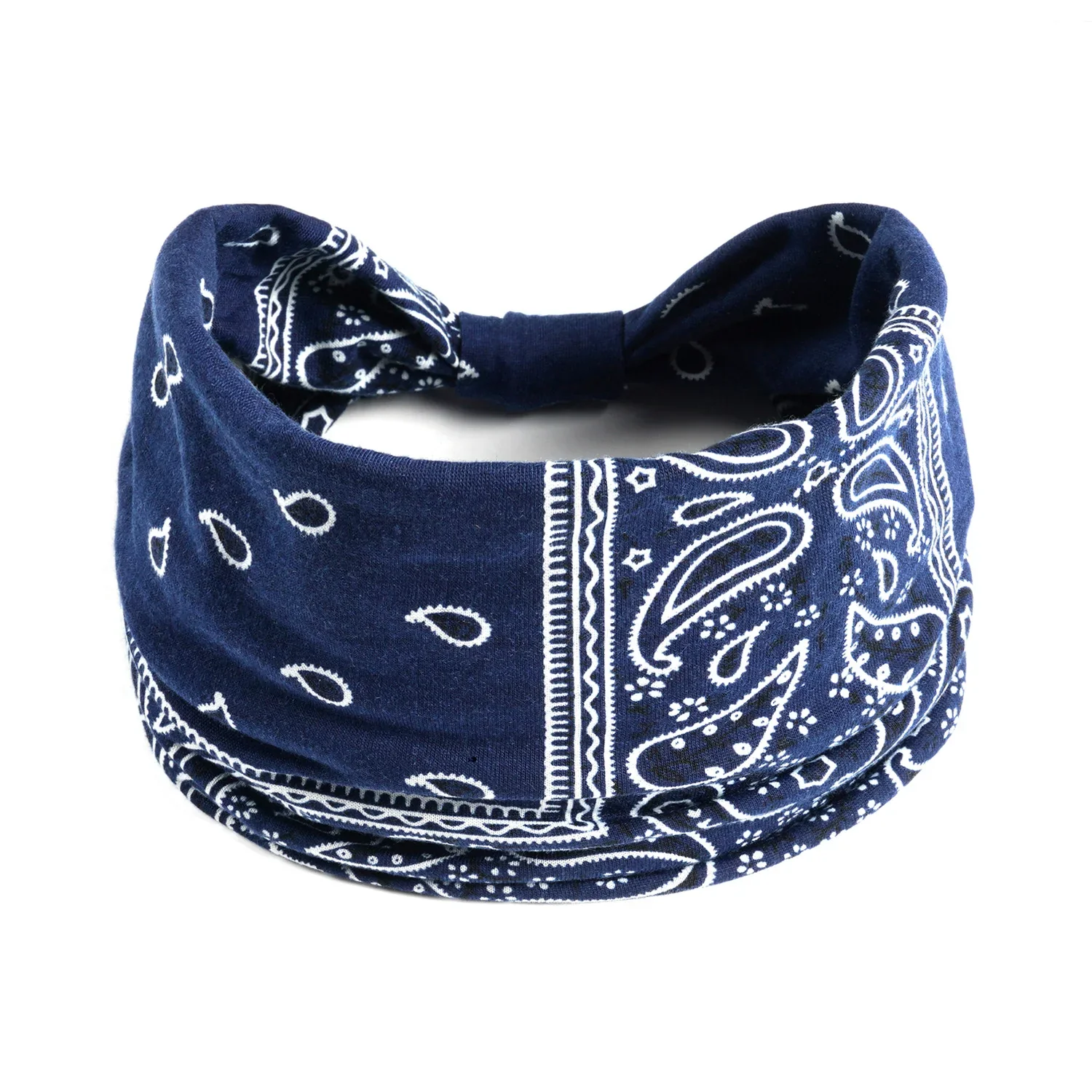 Bohemian Turban Cotton Fashion Turban Hairband Sweat-absorbing Stretchy Outdoor Sports Turban Hair Accessories Teenage Girls - Image 12