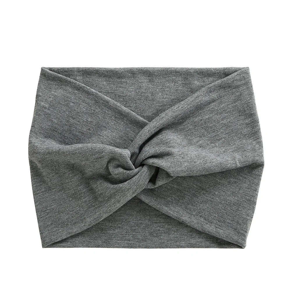 Boho Headbands For Women Workout Yoga Twisted Headwraps Wide Knotted Head Bands Hair Styling Accessories For Girls - Image 22