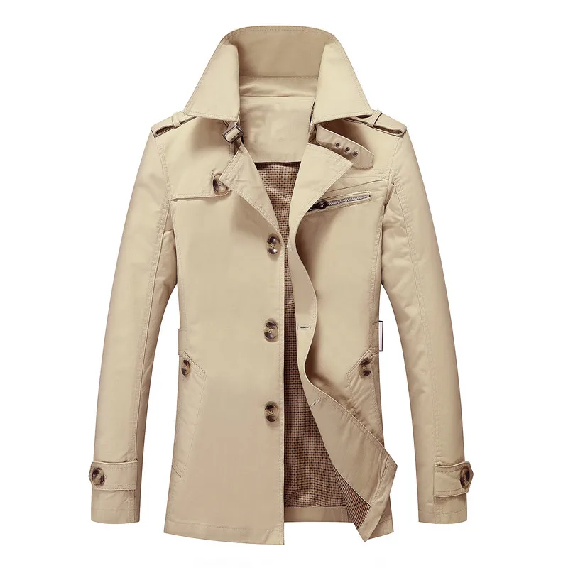 BOLUBAO Men Jacket Coat Fashion Trench Coat Jaqueta Masculina Veste Homme Brand Casual Fit Overcoat Outerwear Jacket Male - Image 9