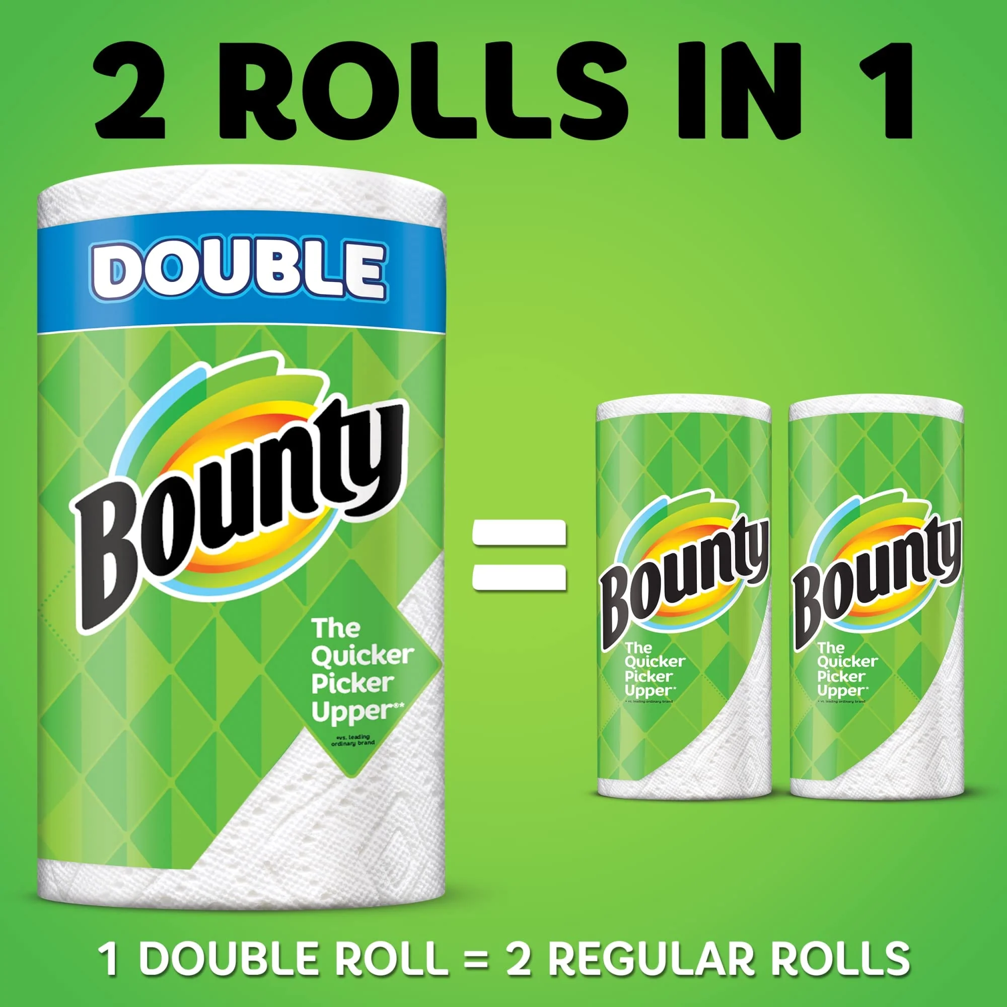 Bounty® Select-A-Size® Double 2-Ply Paper Towels, 98 Sheets Per Roll, Pack Of 12 Rolls - Image 3