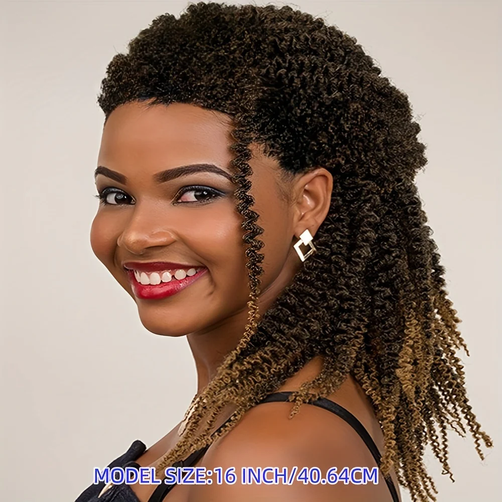 Braids Wig Curly Braids Wig Synthetic Lace Wig Beginners Friendly Heat Resistant Wig For Women - Image 4