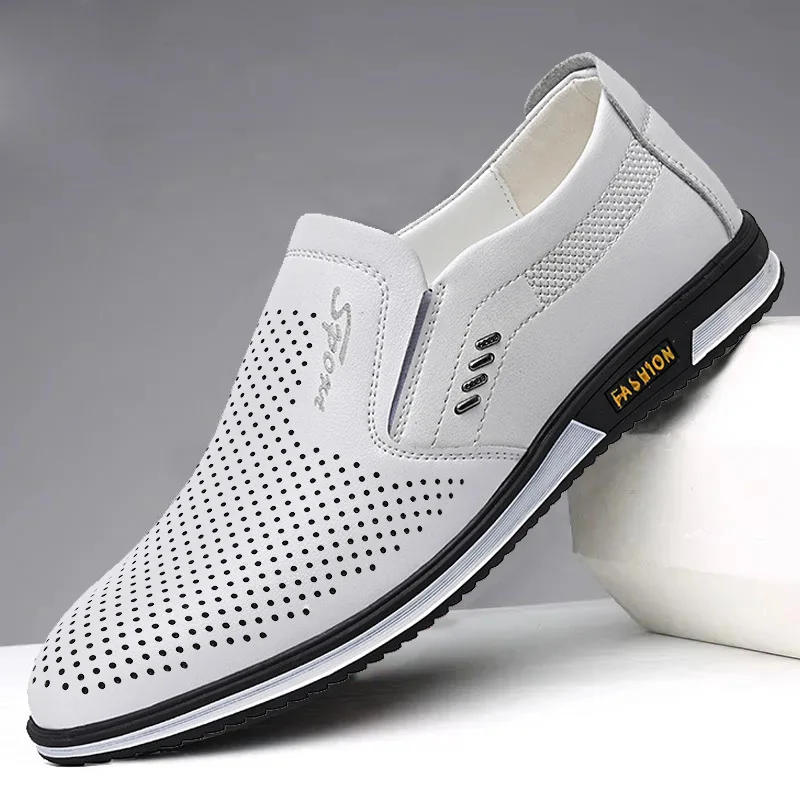 Brand New Fashion Men Loafers Men Leather Casual Shoes High Quality Adult Moccasins Men Driving Shoes Male Footwear Unisex 2022 - Image 5