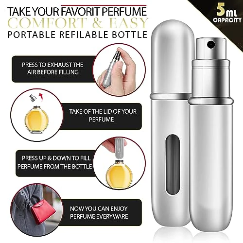 Bright Crystal Perfume for Women- Women's Fragrances - Gift Set Pack With Lavender Soy Candle, Car Air Fresheners, and Empty Travel Perfume Atomizer - Image 2
