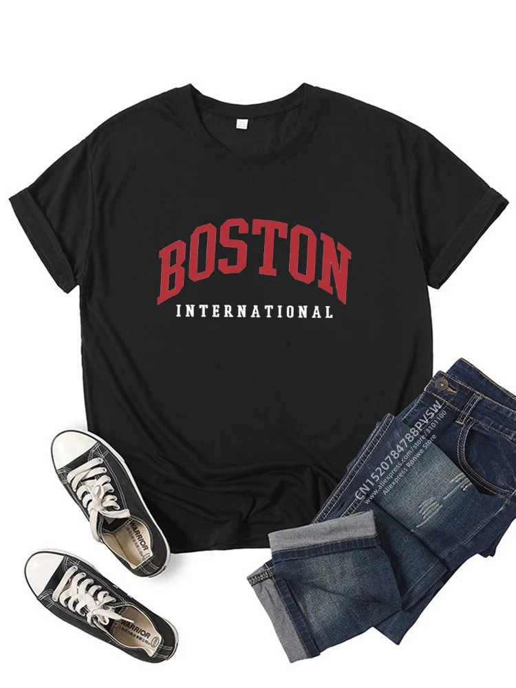 Brooklyn New York Women T Shirt Girl Graphic Printed Fashion Harajuku 2023 Streewear Clothes Causal Female Y2K Tops Tee - Image 12
