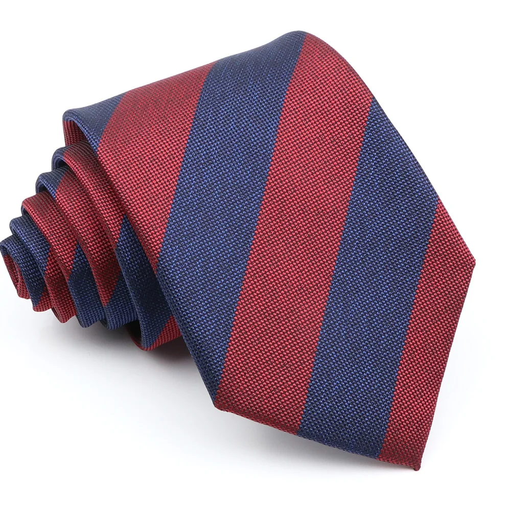 Business Man Accessories Men's Formal Tie Striped Blue Gray Necktie Wide Tie Gift For Man Office Wedding Party Cravat Free Shipp - Image 10