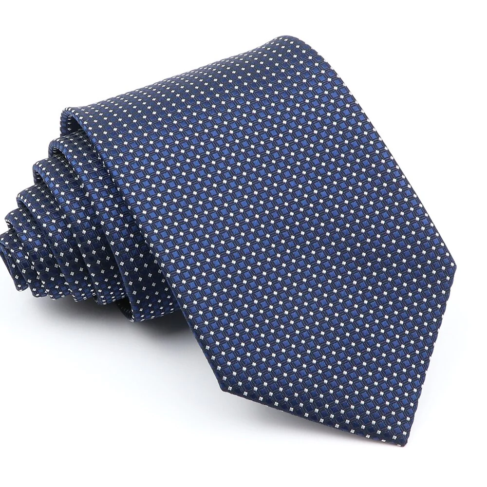 Business Man Accessories Men's Formal Tie Striped Blue Gray Necktie Wide Tie Gift For Man Office Wedding Party Cravat Free Shipp - Image 35