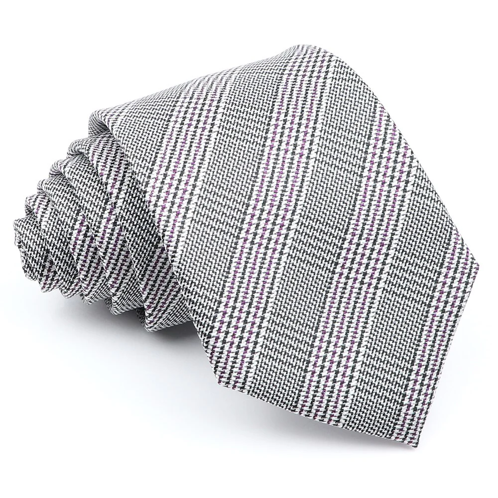 Business Man Accessories Men's Formal Tie Striped Blue Gray Necktie Wide Tie Gift For Man Office Wedding Party Cravat Free Shipp - Image 8