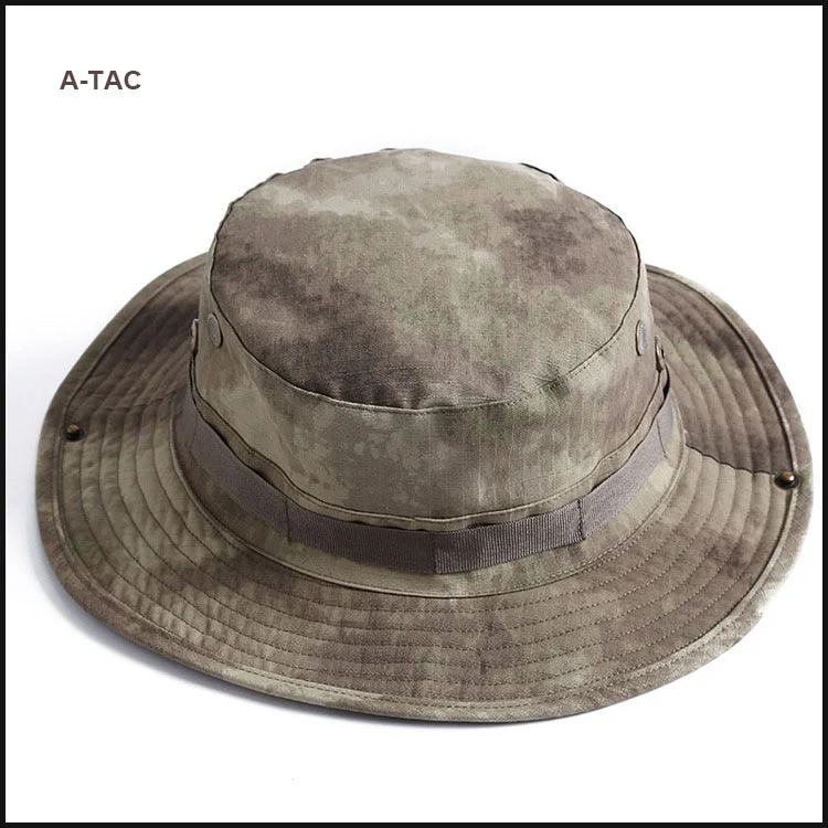 Camouflage Boonie Hat Tactical US Army Bucket Hats Military Multicam  Panama Summer Cap Hunting Hiking Outdoor Camo Sun Caps Men - Image 15