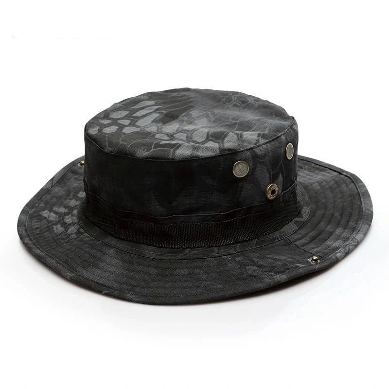 Camouflage Boonie Hat Tactical US Army Bucket Hats Military Multicam  Panama Summer Cap Hunting Hiking Outdoor Camo Sun Caps Men - Image 3