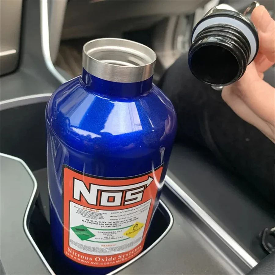 Car Insulation Cup NOS Nitrogen Cylinder Vacuum Stainless Steel Kettle 500ml High-capacity Travel Sports Bottle Water Cup 2025 - Image 2