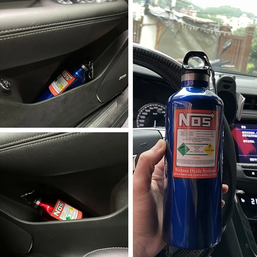 Car Insulation Cup NOS Nitrogen Cylinder Vacuum Stainless Steel Kettle 500ml High-capacity Travel Sports Bottle Water Cup 2025 - Image 4