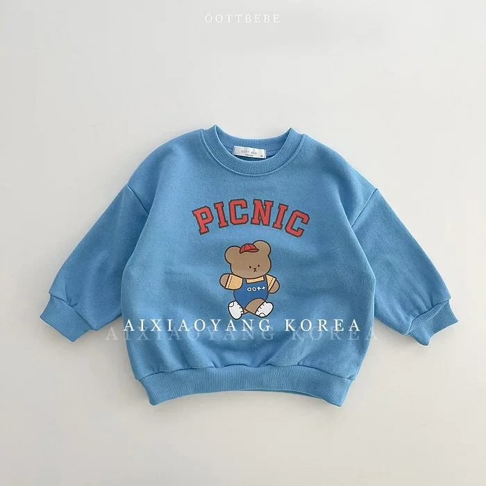 Cartoon Printing Tshirt For Boys Girls Mickey Mouse Sweatshirts Toddler New Long-sleeved Tops Casual Loose Crew Neck Pullovers - Image 6
