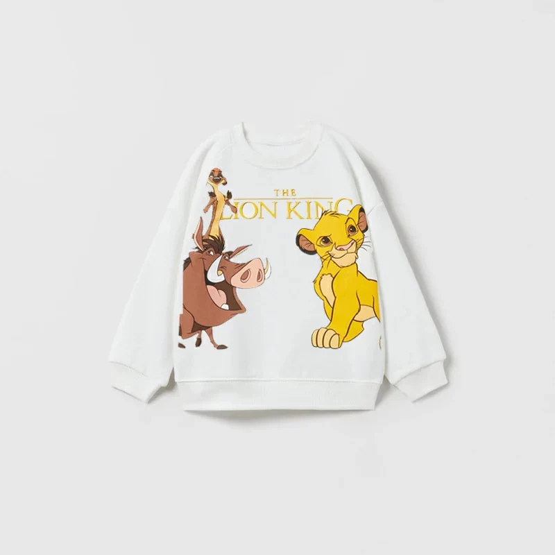 Cartoon Sweatshirts Pure Color Casual Sports Long-sleeved T-Shirt For Boys And Girls - Image 10