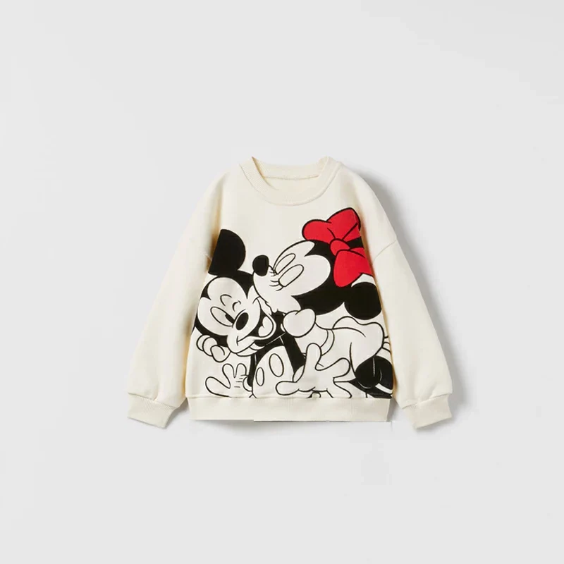 Cartoon Sweatshirts Pure Color Casual Sports Long-sleeved T-Shirt For Boys And Girls - Image 17