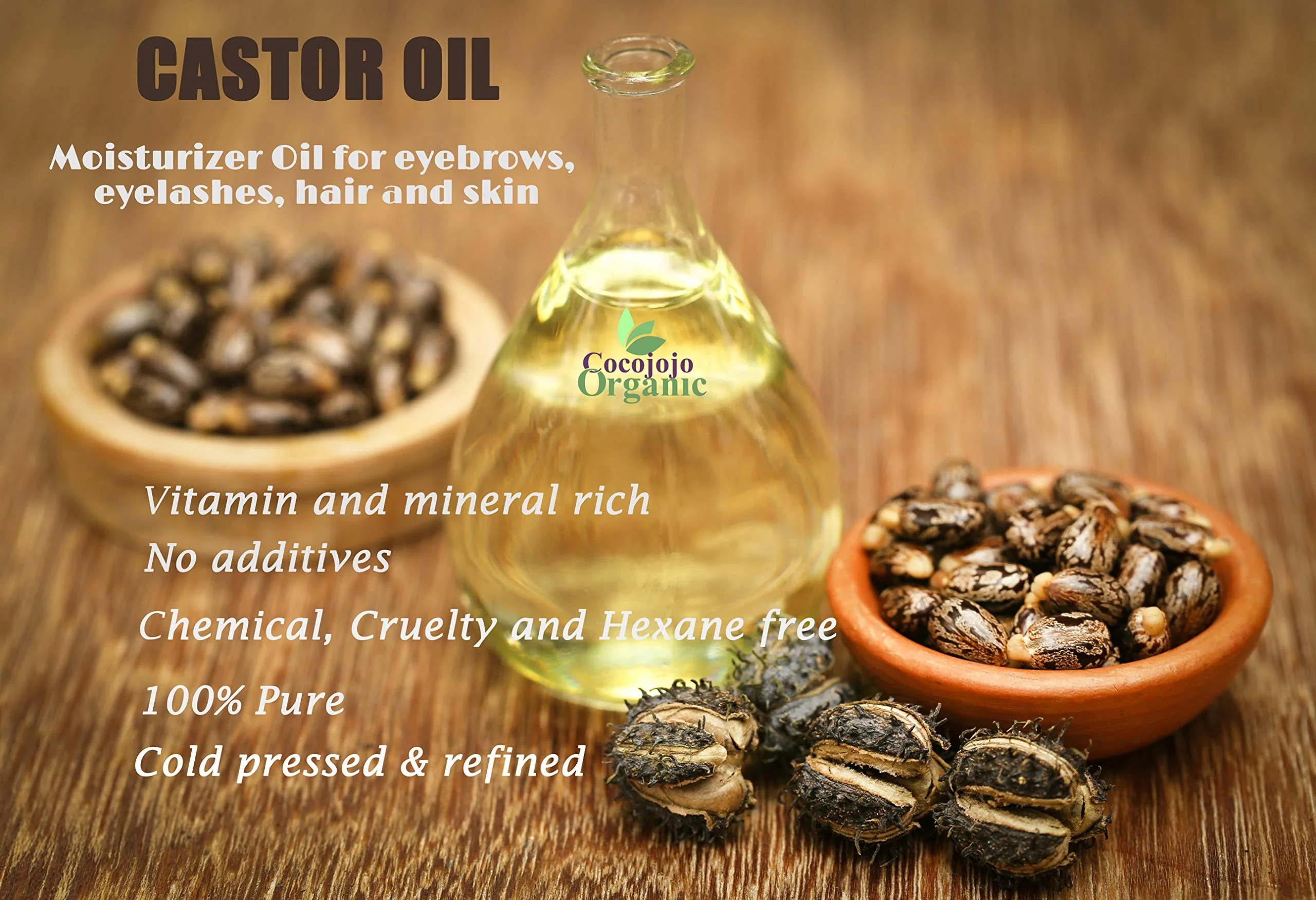 Castor Oil - 100% Pure, Refined, Non-GMO Cold Pressed Bulk Carrier Oil - 32 oz - for Hair Skin Nails Body Cuticles Skin Eyelashes Brows Beard Mustache Salon Quality Premium Grade - Packaging May Vary - Image 7